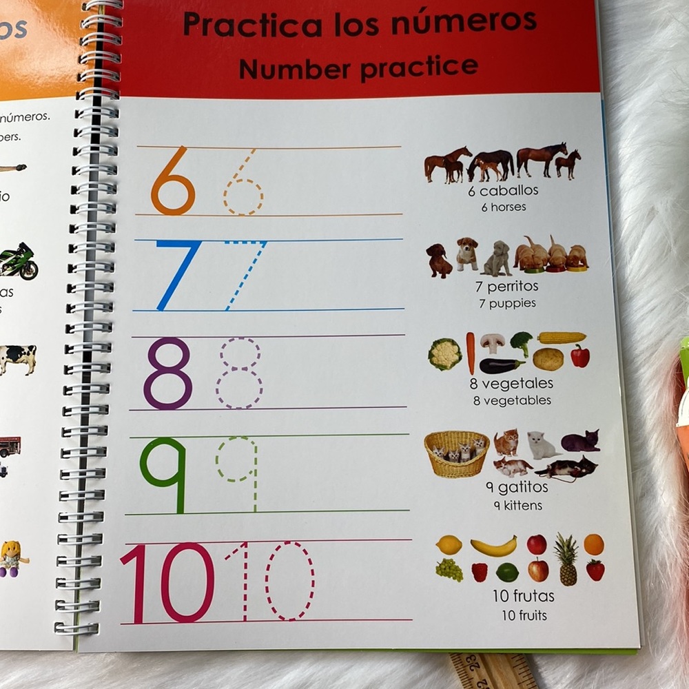 Listos para la escuela/Ready for School Workbook Bilingual English/Spanish - Picture 8 of 16